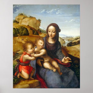 Madonna and Child - de la Almedina Fine Art Poster