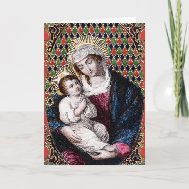 Madonna and Child (DPT 001) Holiday Card (Front)