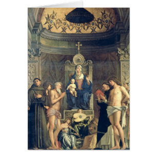 Madonna and Child Enthroned between SS. Francis, J