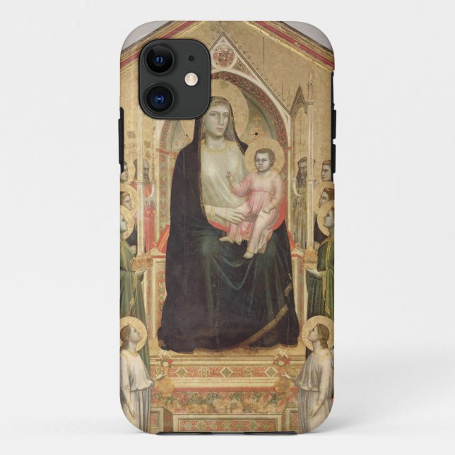 Madonna and Child Enthroned, c.1300-03 (PRE-restor Case-Mate iPhone Case (Back)