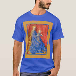 Madonna and Child Enthroned Jean Fouquet T-Shirt