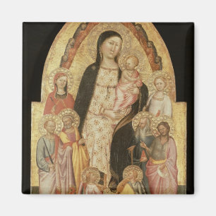 Madonna and Child Enthroned Magnet