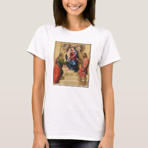 Madonna and Child Enthroned with Saints Mary T-Shirt