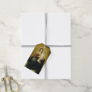 Madonna and Child, Fine Art Christmas Gift Tags