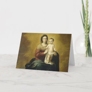 Madonna and Child, Fine Art Christmas Greeting Car Holiday Card