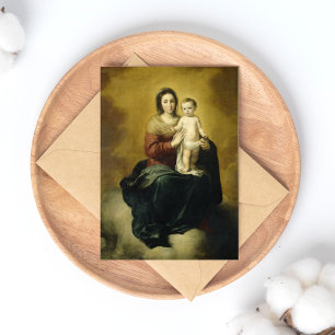 Madonna and Child, Fine Art Christmas Postcard