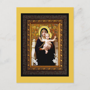Madonna and Child Fine Art Holiday Postcard