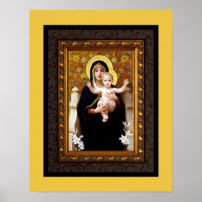 Madonna and Child Fine Art Poster Print (Front)