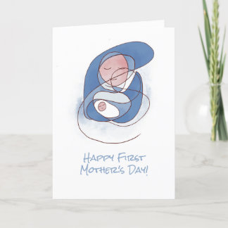Madonna and Child First Mother's Day Thank You Card