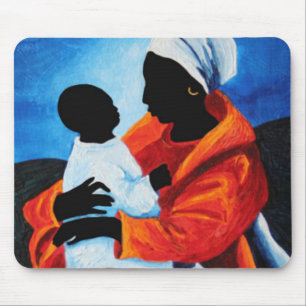 Madonna and child - First words 2008 Mouse Mat