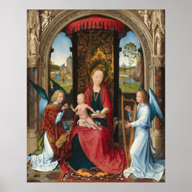Madonna and Child - Hans Memling Fine Art Poster (Front)
