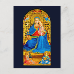 Madonna and Child Holiday Christmas postcard