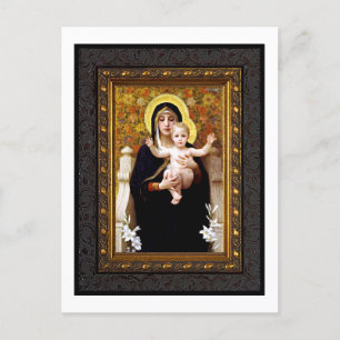 Madonna and Child Holiday Postcard