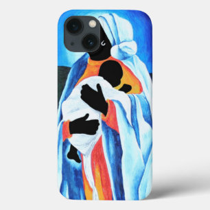 Madonna and child - Hope for the world 2008 iPhone 13 Case