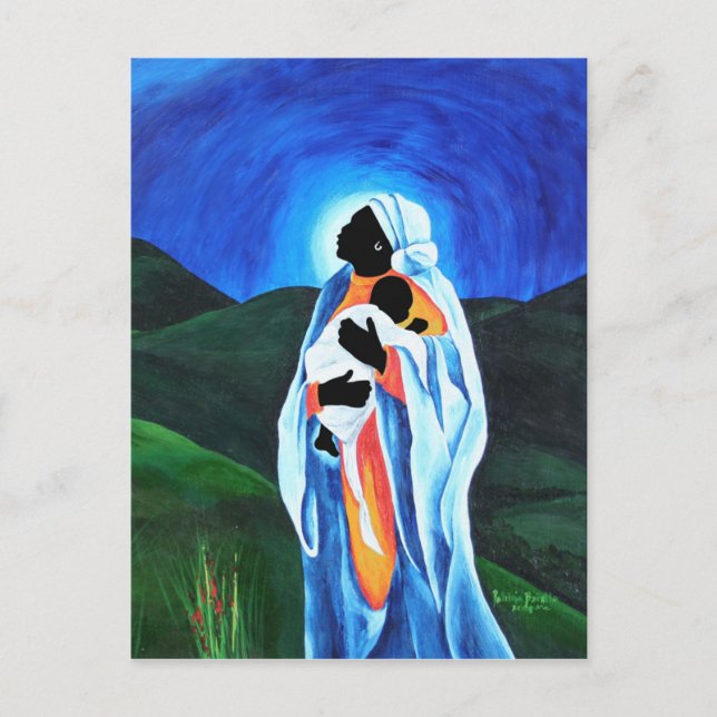 Madonna and child - Hope for the world 2008 Postcard (Front)