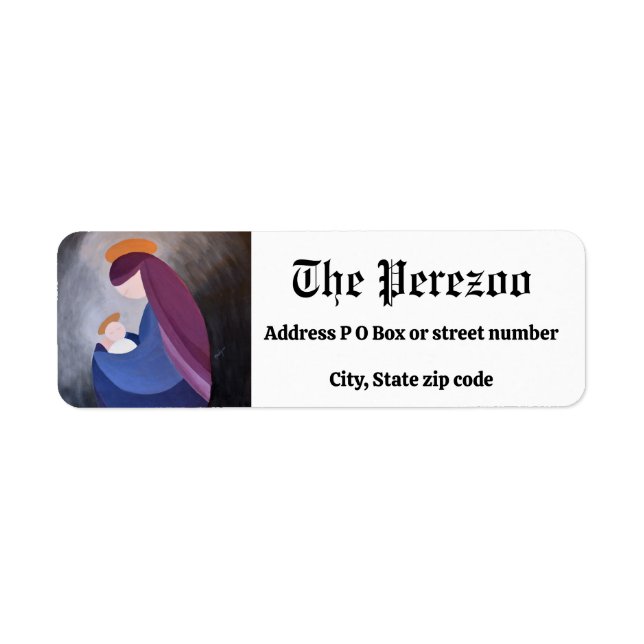 Madonna and Child image (Front)