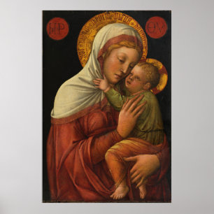 Madonna and Child, Jacopo Bellini (1450s) Poster