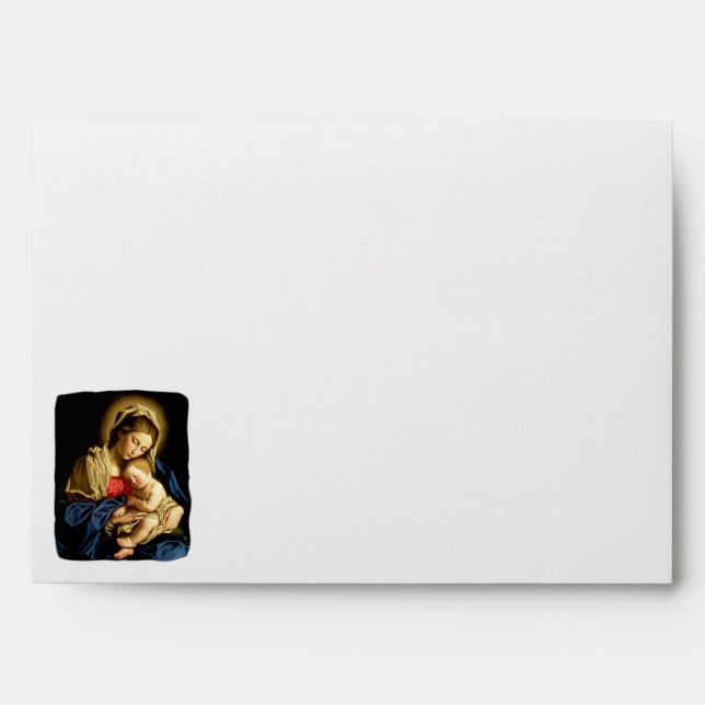 Madonna and Child Jesus - Sassoferrato Envelope (Front)