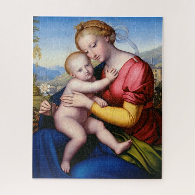 Madonna and Child Jigsaw Puzzle (Vertical)