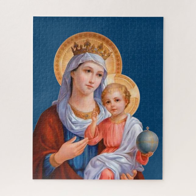 Madonna and Child Jigsaw Puzzle (Vertical)
