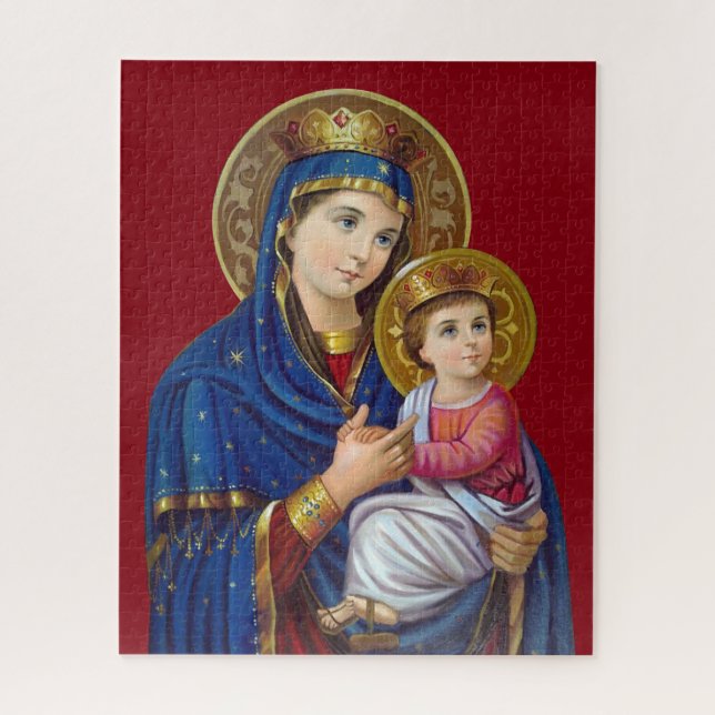 Madonna and Child Jigsaw Puzzle (Vertical)