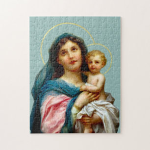 Madonna and Child Jigsaw Puzzle