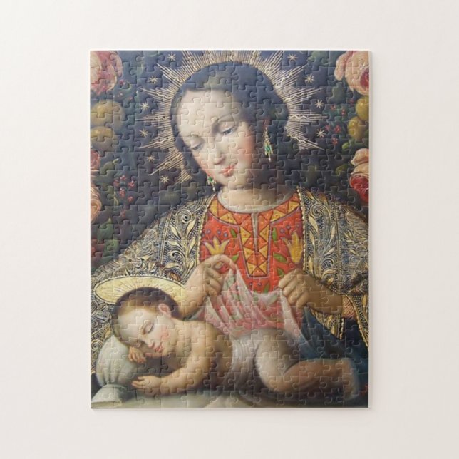 Madonna and Child Jigsaw Puzzle (Vertical)