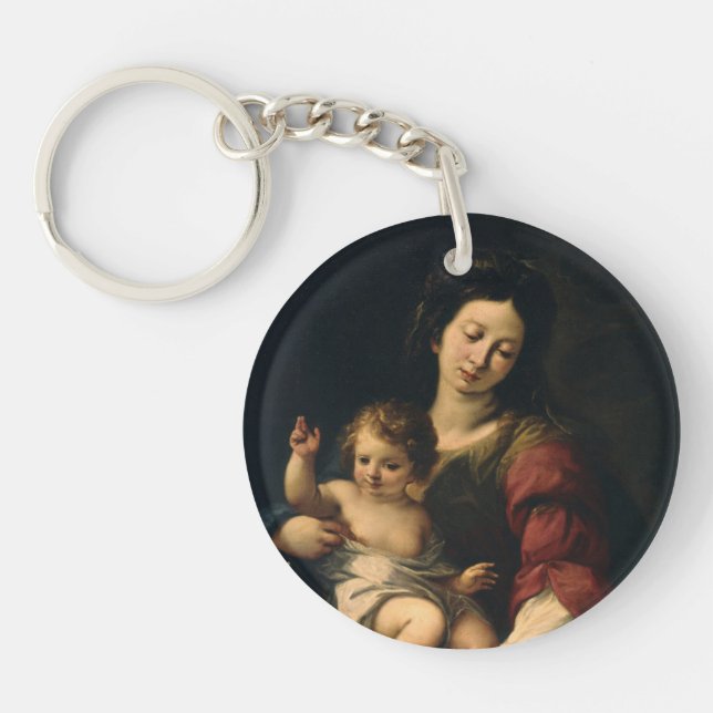 Madonna and Child Key Ring (Front)