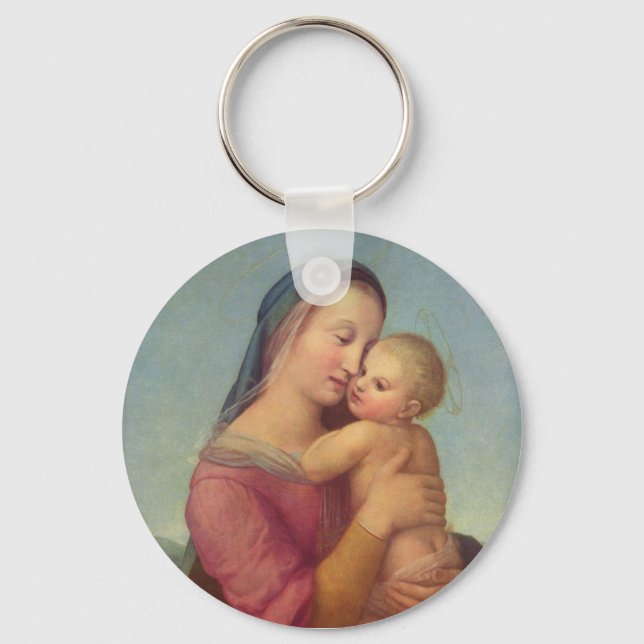 Madonna and Child Key Ring (Front)