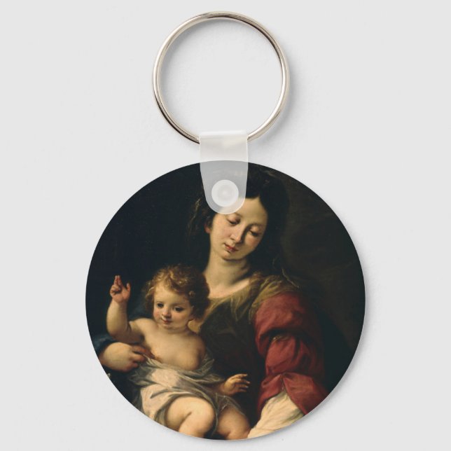 Madonna and Child Key Ring (Front)
