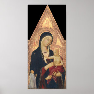 Madonna and Child - Lippo Memmi Fine Art Poster