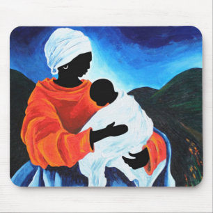 Madonna and child - Lullabye 2008 Mouse Mat