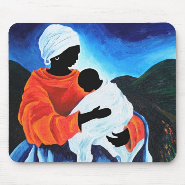 Madonna and child - Lullabye 2008 Mouse Mat (Front)