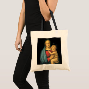 Madonna And Child, Madonna del Granduca by Raphael Tote Bag