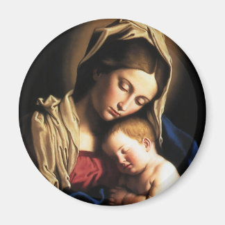 MADONNA AND CHILD MAGNET
