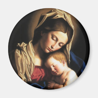 MADONNA AND CHILD MAGNET