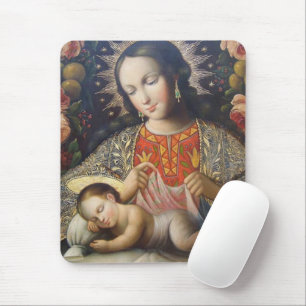 Madonna And Child Mouse Mat