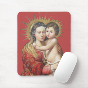 Madonna And Child Mouse Mat
