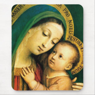 MADONNA AND CHILD MOUSE MAT