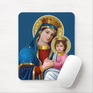 Madonna And Child Mouse Mat