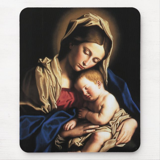 MADONNA AND CHILD MOUSE MAT (Front)