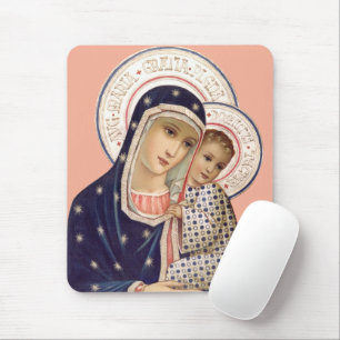 Madonna And Child Mouse Mat