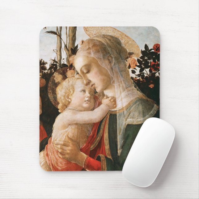 Madonna And Child Mouse Mat (With Mouse)