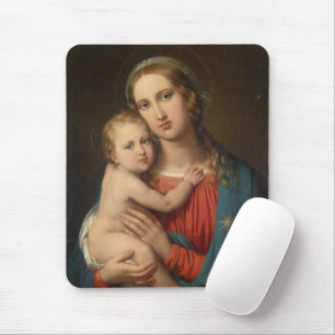 Madonna And Child Mouse Mat