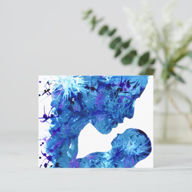 Madonna and Child Nativity watercolor (Standing Front)