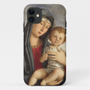 Madonna and Child (oil on panel) 2 iPhone 11 Case