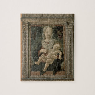 Madonna and Child (oil on panel) Jigsaw Puzzle