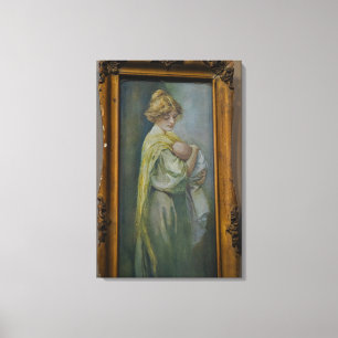 Madonna and Child Oil Painting Canvas Print