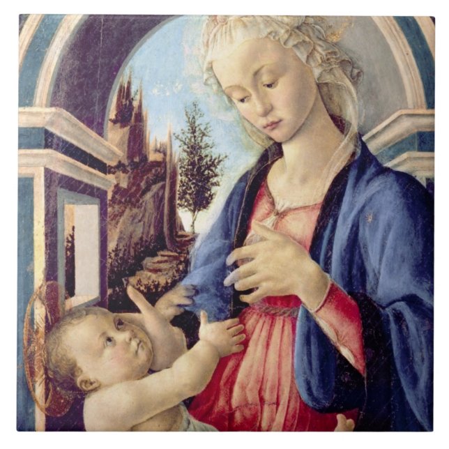 Madonna and Child (panel) 2 Tile (Front)
