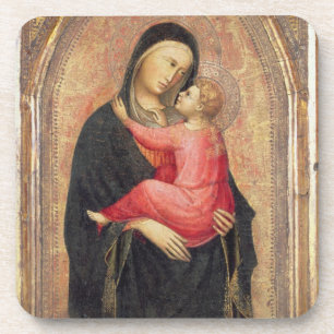 Madonna and Child (panel) 3 Coaster